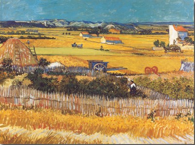 Harvest at Arles, c.1888 - Van Gogh Painting On Canvas